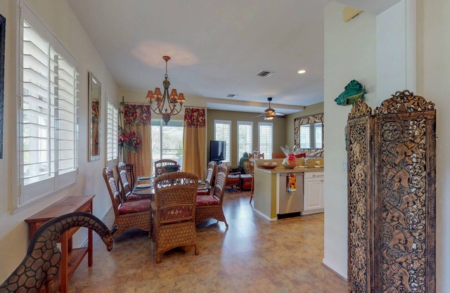 TCP1080: 3 Bed, 3 Bath Designer Furnished Townhome with Golf Course Frontage in Gated Community