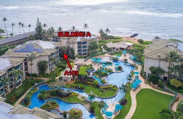 Waipouli Beach Resort A103 1st Floor Beautiful Garden View Steps from the Ocean