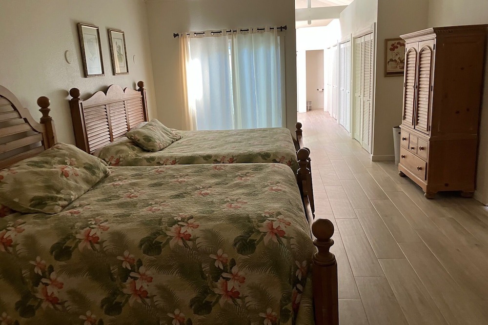 Anahola House | Refreshed & spacious 5 br. Home designed for large groups is only steps to sand