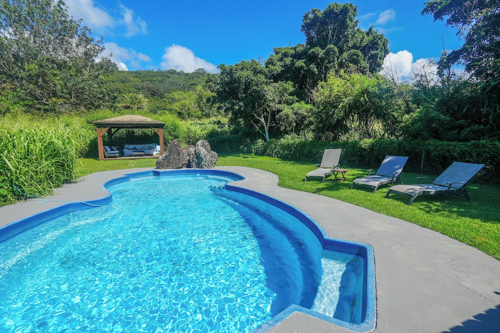 Waialee House | Secluded Pool House with Ocean Views on North Shore