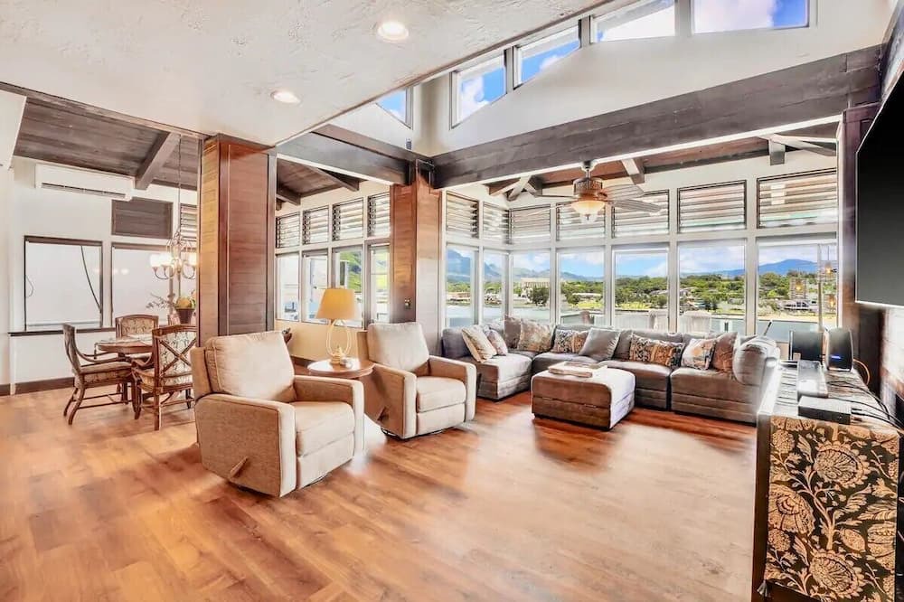 Lihue Condo | Direct Oceanfront Kalapaki Beach Home, Wrap-Around Lanai, A/C, Views, Sleeps 8