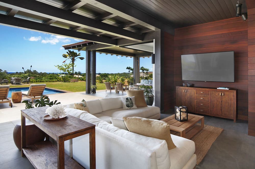 Poipu House | Hale Pomaika'i Mau: Luxury Home w/Ocean View, Outdoor Shower, Pool, Hot Tub & AC