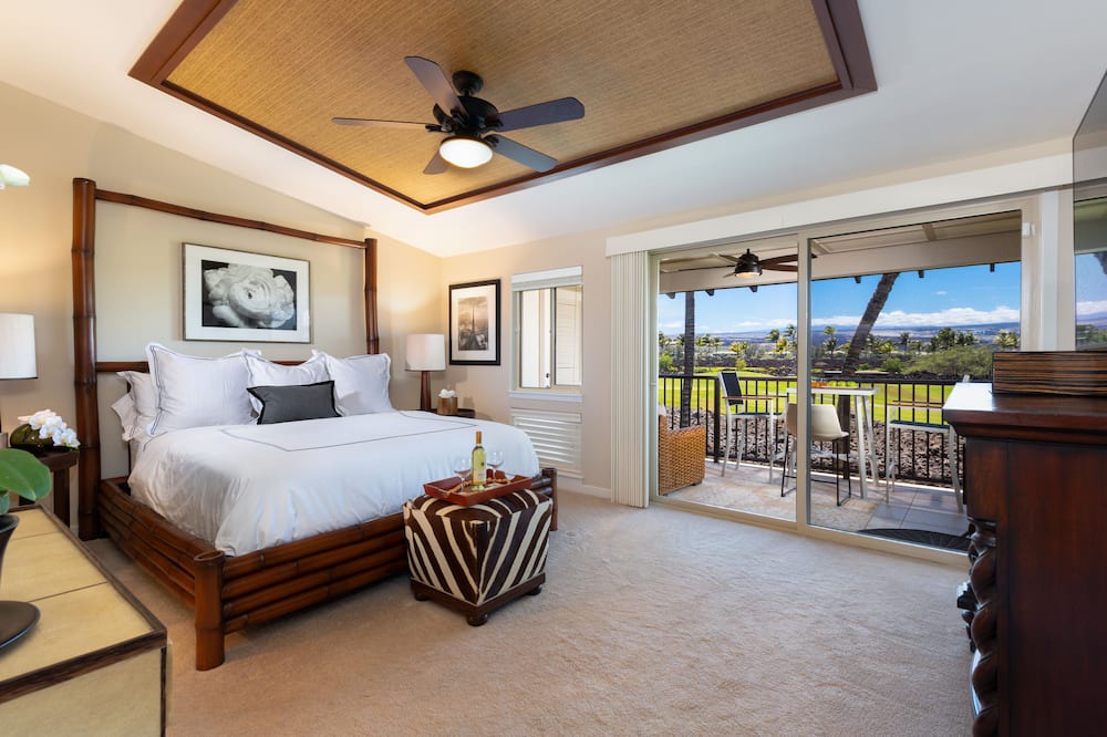 Kamuela Condo | Sophisticated freshly remodeled two story Golf Villa w/Private Beach Club