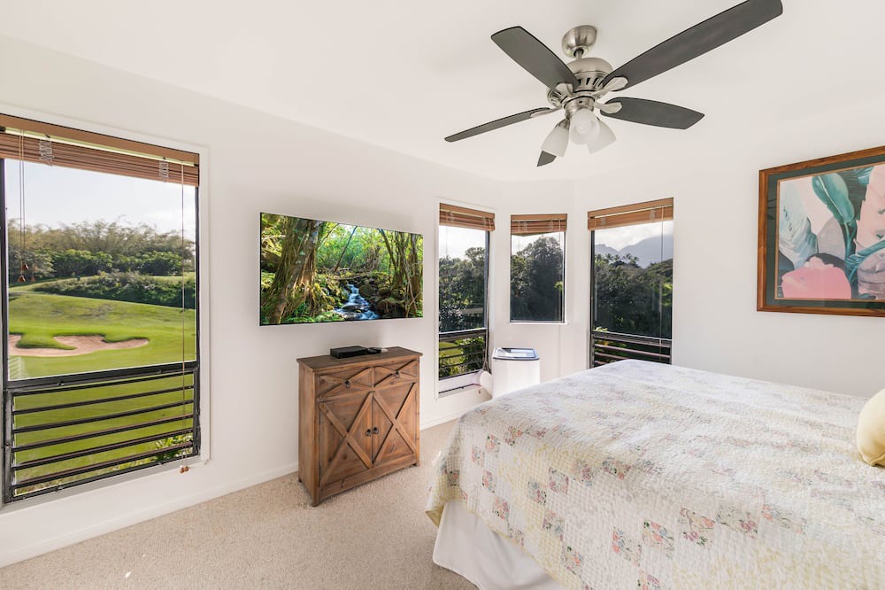 Princeville Condo | Hanalei Bay Villas #22 - a 2br/2.5BA, mountain and golf course view condo