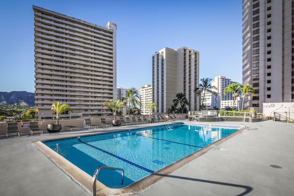 Waikiki Condo | Aston Waikiki Banyan 1BMV3 | Majestic Mountain Views – Pool & Hot Tub