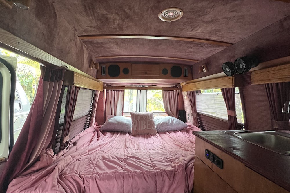 Hilo House | Vintage Campervan with Velvet Comfort - from Campervans Big Island