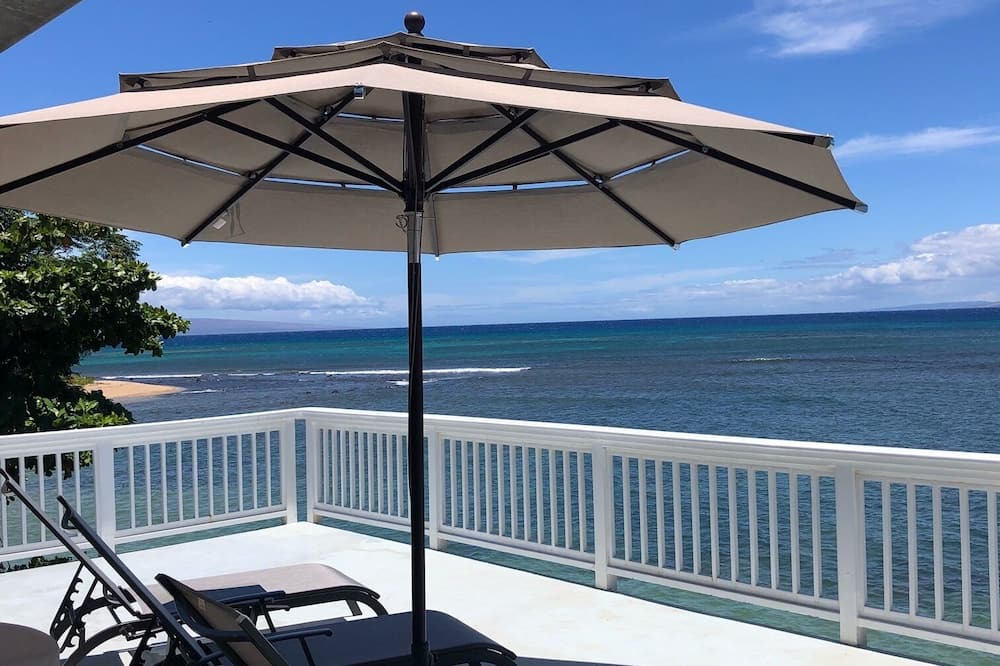 Kahana House | Private gated home with 300 Foot private beach front, beach toys and much more!