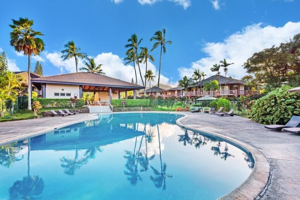 Princeville House | North Shore Kauai- AC, pool, lanai; near beaches, golf, walking path to shops
