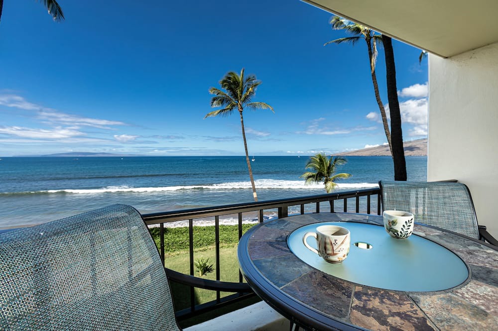 Kihei Condo | Oceanfront Paradise! Breathtaking Pacific Views Await at Sugar Beach #319