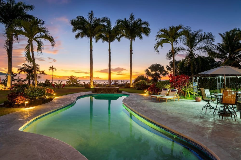 Kailua-Kona House | 🏖️Kona Ocean View Home w/Pool + Lanai | Kahakai Estates