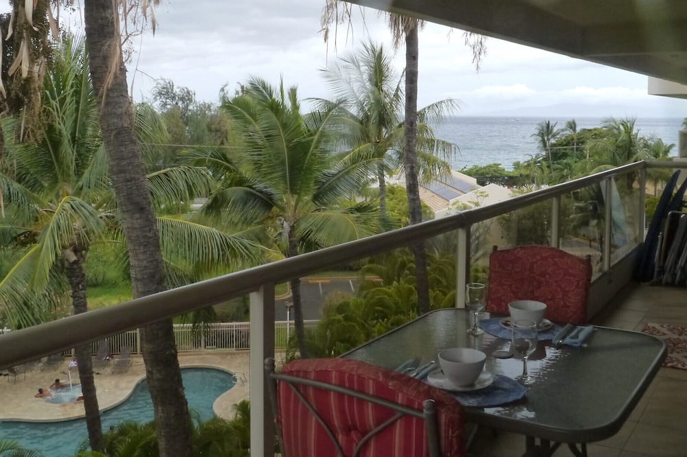 Kihei Condo | Ocean, mountain, pool views. Best location at The Banyan. Across from Kam2 beach