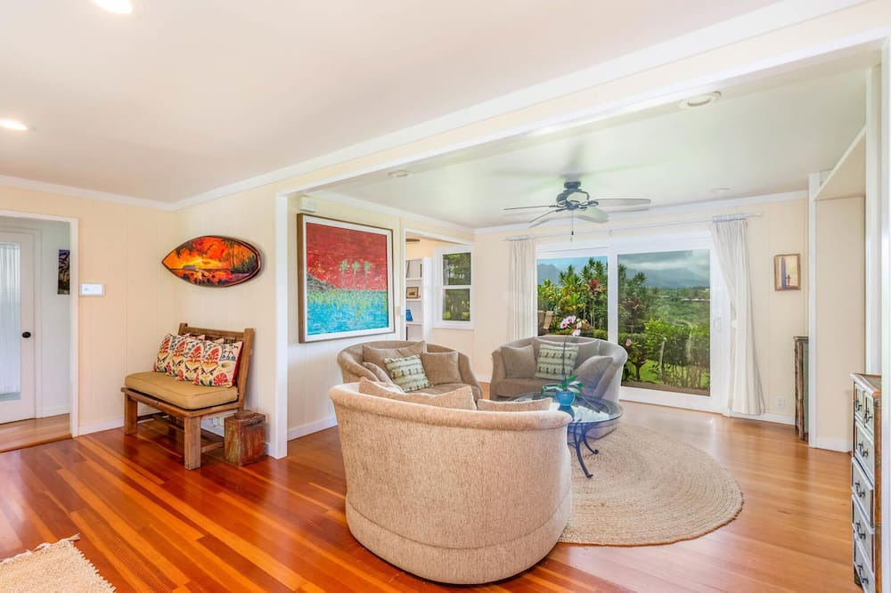 Kalihiwai House | Kaohe Sunset View TVNCU #1536. COME & PLAY WITH A LOW RATE 5-NT STAY, AUG 12-17!