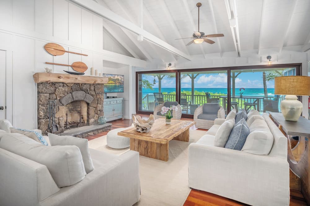 Wainiha House | Luxury Beachfront Home in Haena AC, Pool TVNC5141
