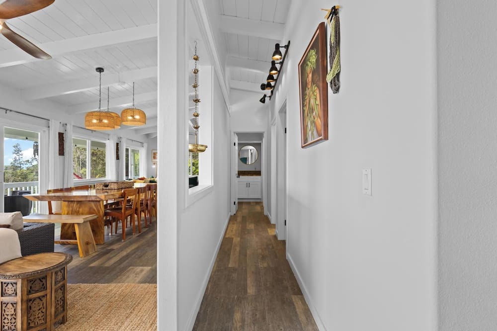 Pahoa Villa | Mala o Kilauea Nature Retreat; Pool Spa, Ocean views, Orchard, Private and Gated