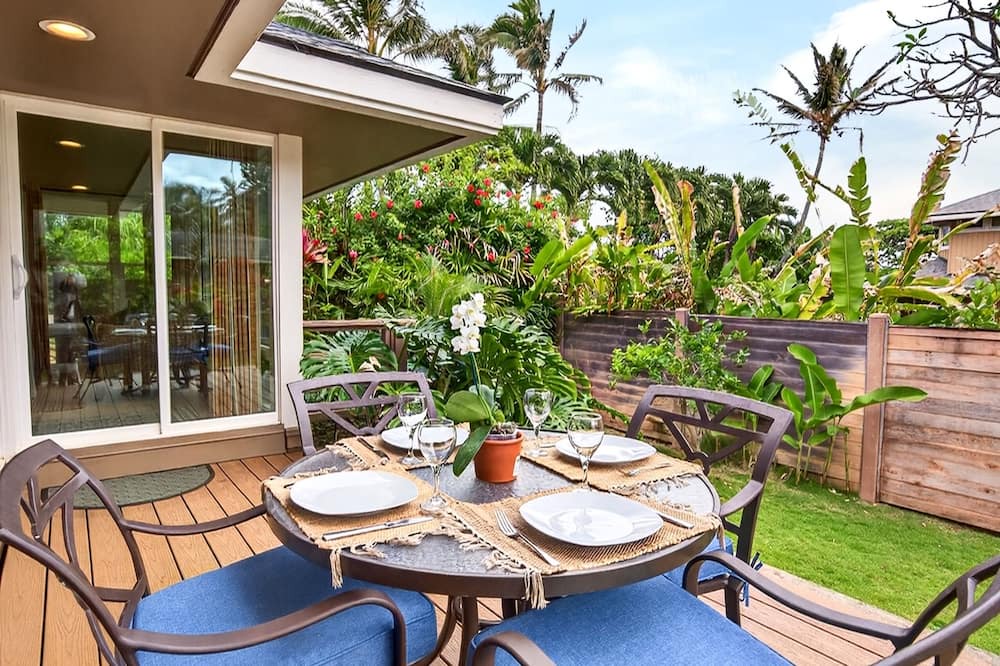 Anahola House | Honeymoon Cottage 1 Bed, 1 Bath with A/C, Steps to the Beach TVNC#5069