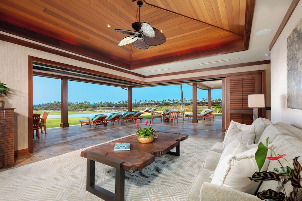 Kaupulehu House | Premier 5BR Hualalai Estate—Infinity Pool, 2 Golf Carts, Ocean Vistas