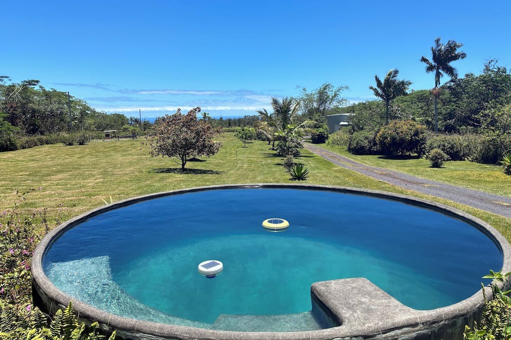 Pahoa House | Ocean View Estate with private hiking trail and volcanically heated hot tubs.