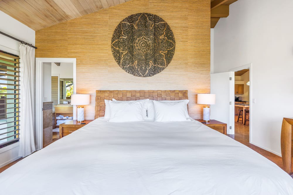 Kalihiwai House | Ocean View Estate w/AC & Pool, Close To Beach