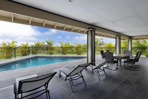 Waimea House | Elegant 3-Br Upcountry Retreat with Heated Pool Expansive Lanai Sweeping Ocean Horizon Views
