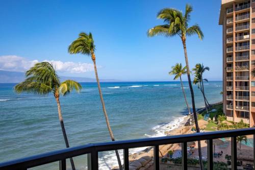 Kahana Apartment | Valley Isle Oceanfront Studio Ocean front updated 1 bed Villas Peaceful Retreat Complimentary Car with 6 Nights VIR-107 by KBM