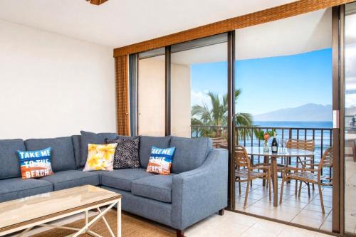 Kahana Apartment | Valley Isle Oceanfront 2 BR Sleeps 5 Villas Peaceful Retreat Complimentary Car with 6 Nights VIR-508 by KBM