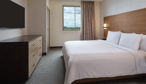 Suite, 1 King Bed with Sofa bed, Microwave