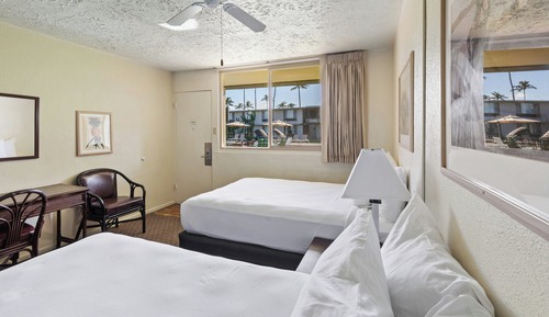 Room, 2 Double Beds, Poolside