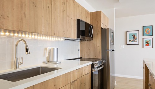 Premier Room, Kitchen, Ocean View (1 Bedroom)