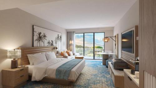 King Room with Ocean View and Bathtub - Mobility Access