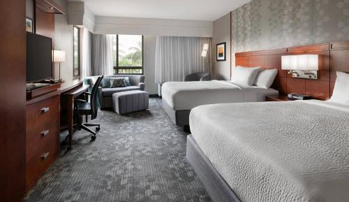 Larger Queen Room with Two Queen Beds and Sofa Bed