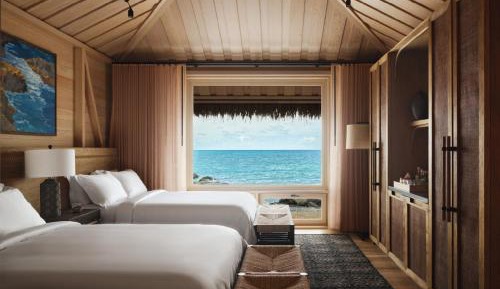 Beach Front Black Sand Two Bedroom Kauhale