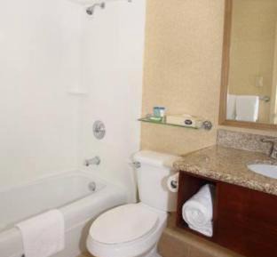 Double Room with Two Double Beds and Roll-in Shower - Mobility/Hearing Accessible - Non-Smoking