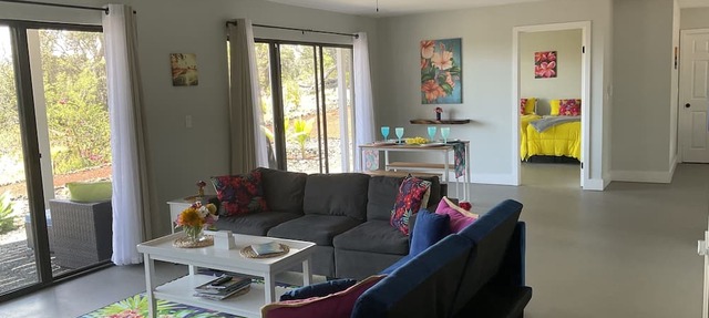 Beautiful oasis located on 3 acres in Ocean View, a suburb of Capitan Cook.