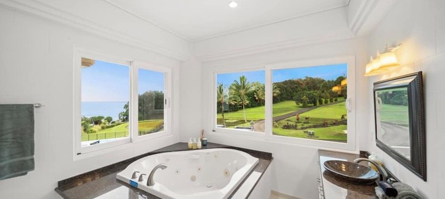 Waterfalling Estate: Oceanfront Luxury w/ Private Waterfall, Pool & More!