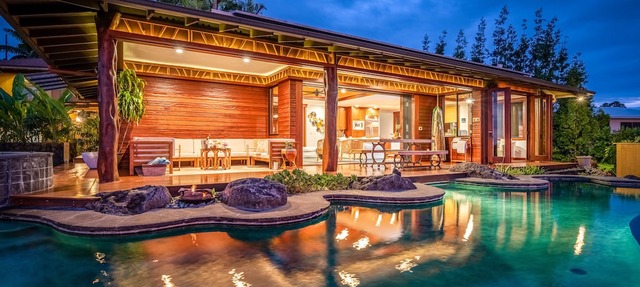 Aolani House & Cottage Villa Ocean Views Sleeps 12