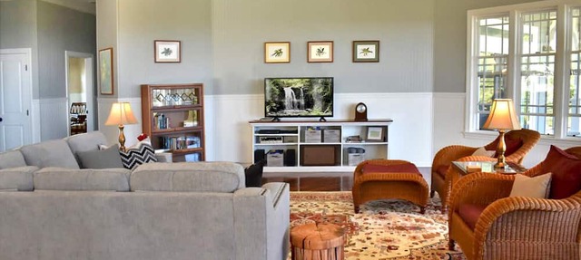 Idyllic 20-acre, ocean-view estate with streams, waterfalls, groves and gardens.