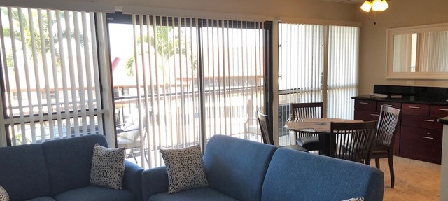 The "Three Palms" condo at Kona Coffee Villas