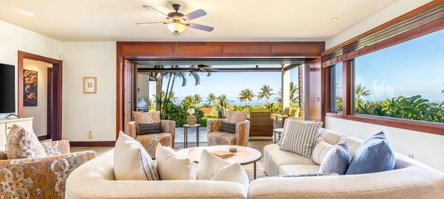 Serene 3BR Hainoa Villa 2907C at Hualalai – Lush Island Setting & Ocean Views
