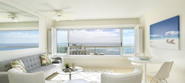 Panoramic Oceanfront & Diamond Head views, just steps to beach. FREE Parking!