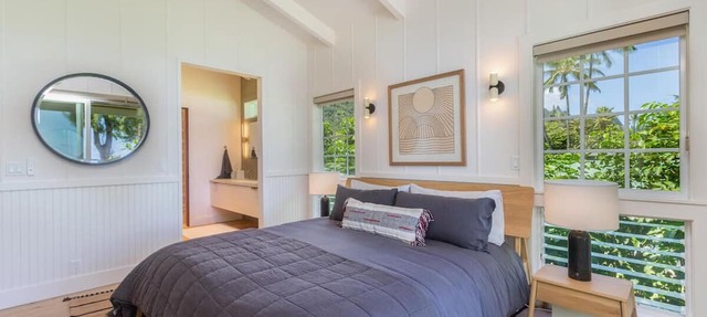 Beachfront Haena home with A/C - Near Tunnels Beach