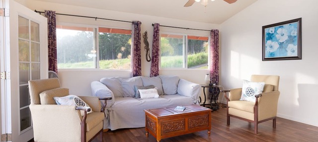 Spectacular two-story ocean-view home on two acres with covered lanai