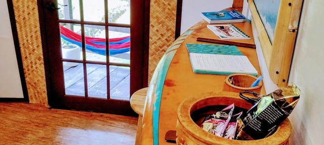 Hale'ohe (Bamboo House) Yurt on a small family farm