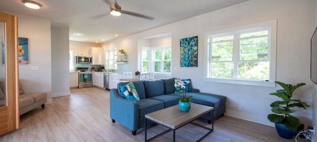 NEW FABULOUS Ku'au Ko 2 bed 2 bath beach ccottage- AC every room 1 mi to Paia