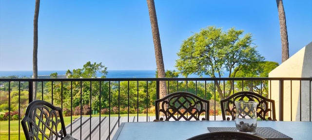 🏖️Ocean View Keauhou Condo w/A/C | 2BR Loft | Pickleball
