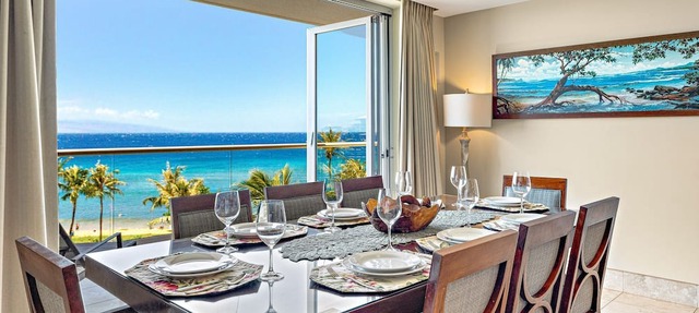 Maui Resort Rentals: Honua Kai Konea 550 – 5th Floor Ocean Front Crown Jewel 3BR w/B.B.Q on Balcony