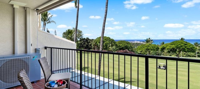 🏖️Top Floor Ocean View Condo w/AC | Kona Golf Course