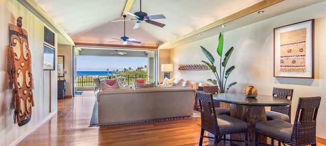 Hualalai Golf Villa 4202 - Oceanfront + Prime Location + Room Service