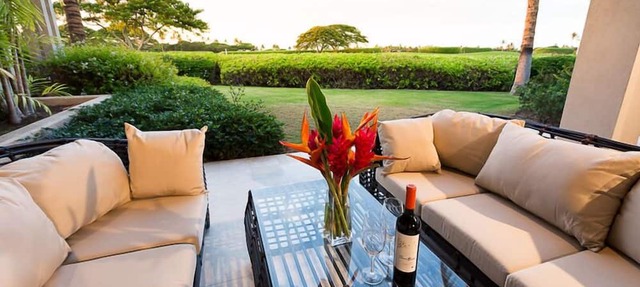 Hualalai Palm Villa 140B ~ Ocean Views ~ along the15th Fairway