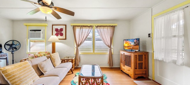 Hibiscus Beach Cottage, Steps to Beach, Beautiful Mountain Views, TVNC#5067