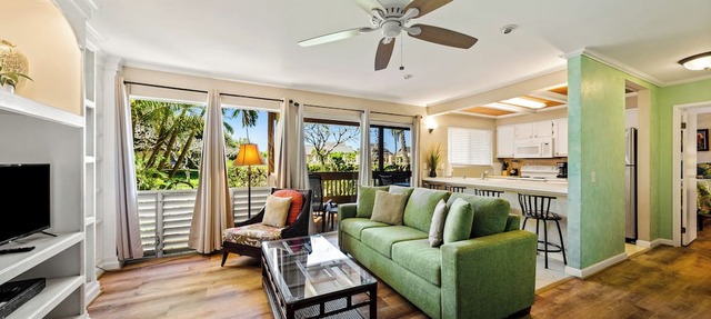 Affordable Princeville living with great shared amenities, private lanai!